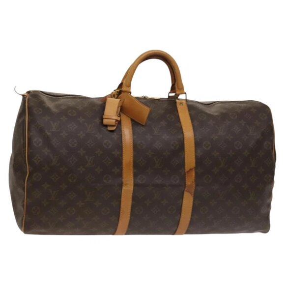 LOUIS VUITTON Monogram Keepall 60 Boston Bag M41422 LV Auth - Picture 1 of 16